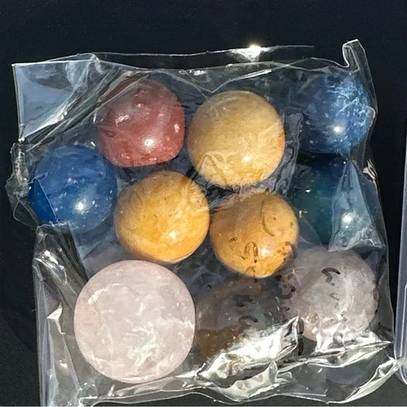 Colorful Stone Sphere Set - Picture 15 of 16